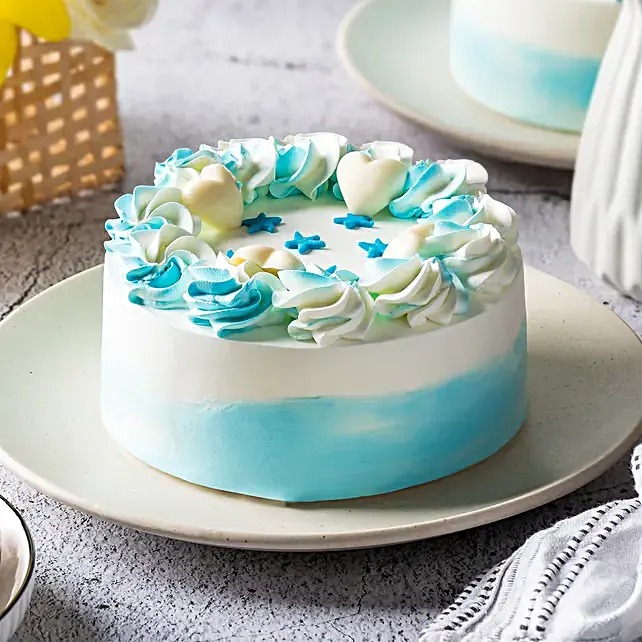 Floral Vanilla Cream Cake